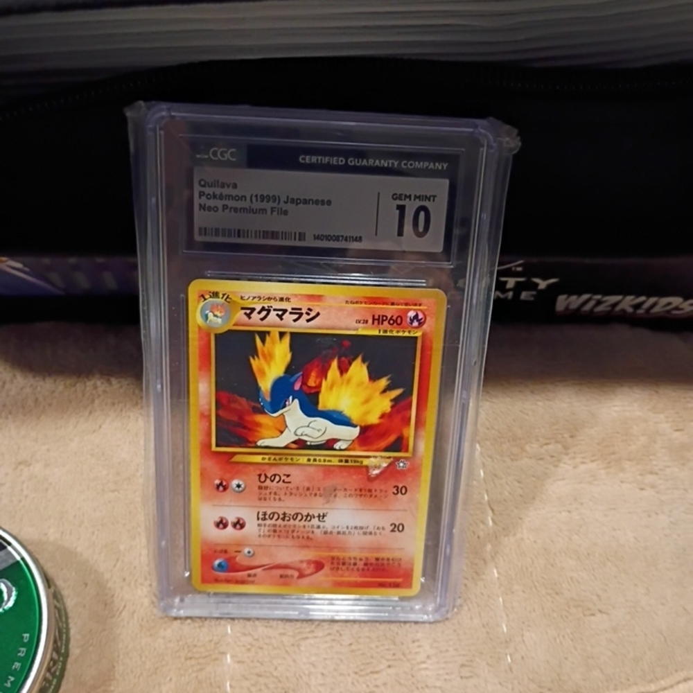 Pokemon Yellow and Red Quilava Graded Card